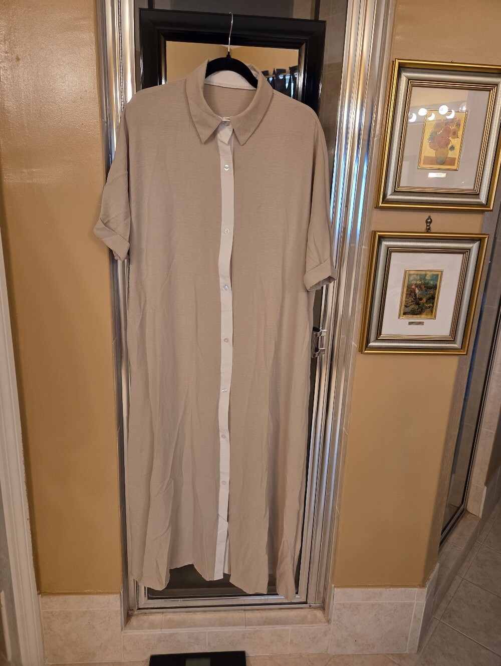 Button Down Dress With Pockets